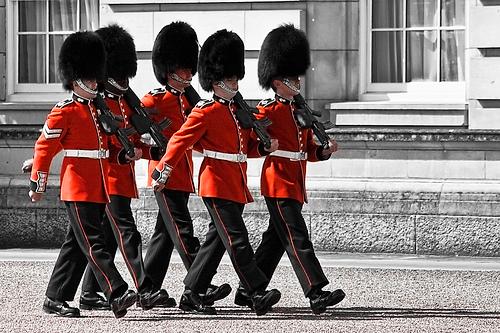 Londen Changing of the guard - photo: Gabriel Villena